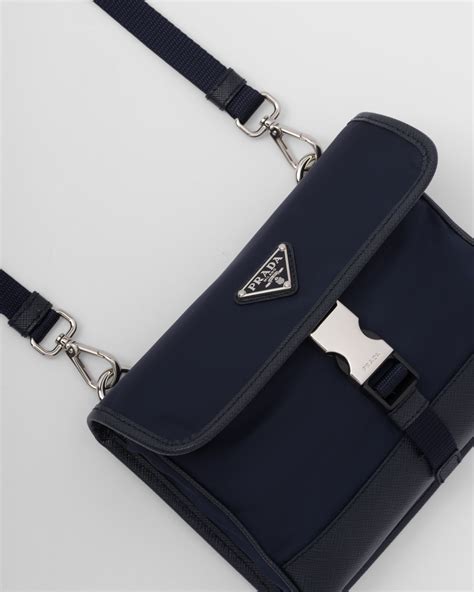 prada nylon and saffiano leather phone case